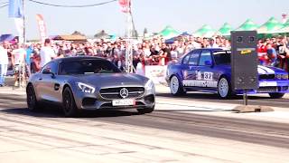 MERCEDES-BENZ GTS AMG 700HP vs BMW E34 M5 TURBO 600HP