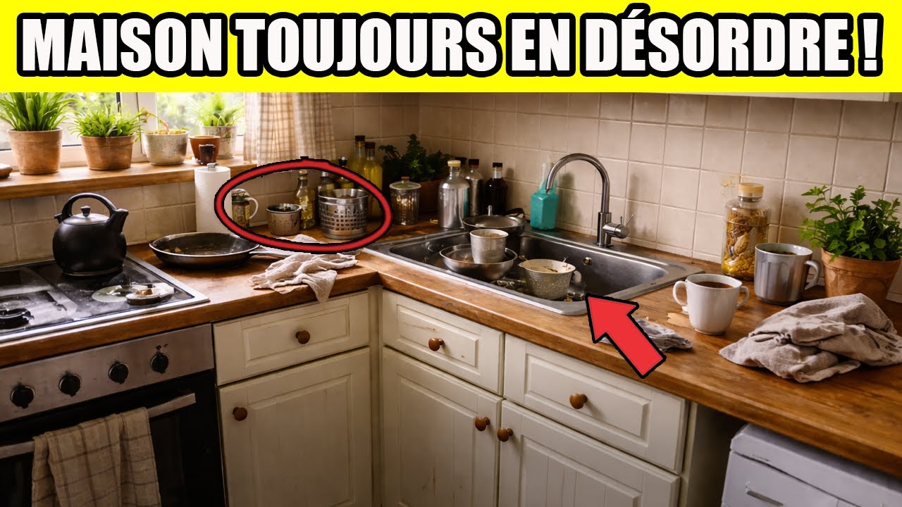 Les 6 raisons pour lesquelles VOTRE MAISON est TOUJOURS EN DÉSORDRE (Et Comment Résoudre)!