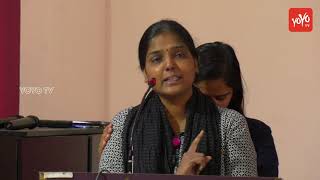 Radhika Reddy’s Sister Speech | V6 Anchor Radhika Santhapa Sabha | TUWJ | YOYO TV Channel