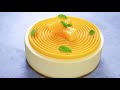无需烤箱，入口即化的免烤芒果芝士慕斯蛋糕 No-bake Mango Cheese Mousse Cake | Eggless Mango Mousse
