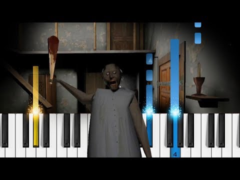 GRANNY (Horror Game) Theme Music - Piano Tutorial / Piano Cover