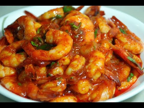 Cara Memasak Udang Pedas Asam Manis