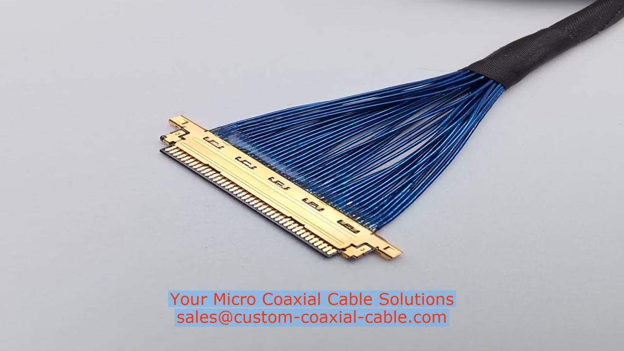 color-coded kitting labels micro-coax cable 42.5-Ohm Micro-Coax Build‑To‑Print IPEX 20453-330T Batte