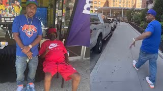 N.O.R.E Walks Through His Hood In Lefrak City  Queens