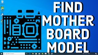 how to find motherboard model number in windows 10