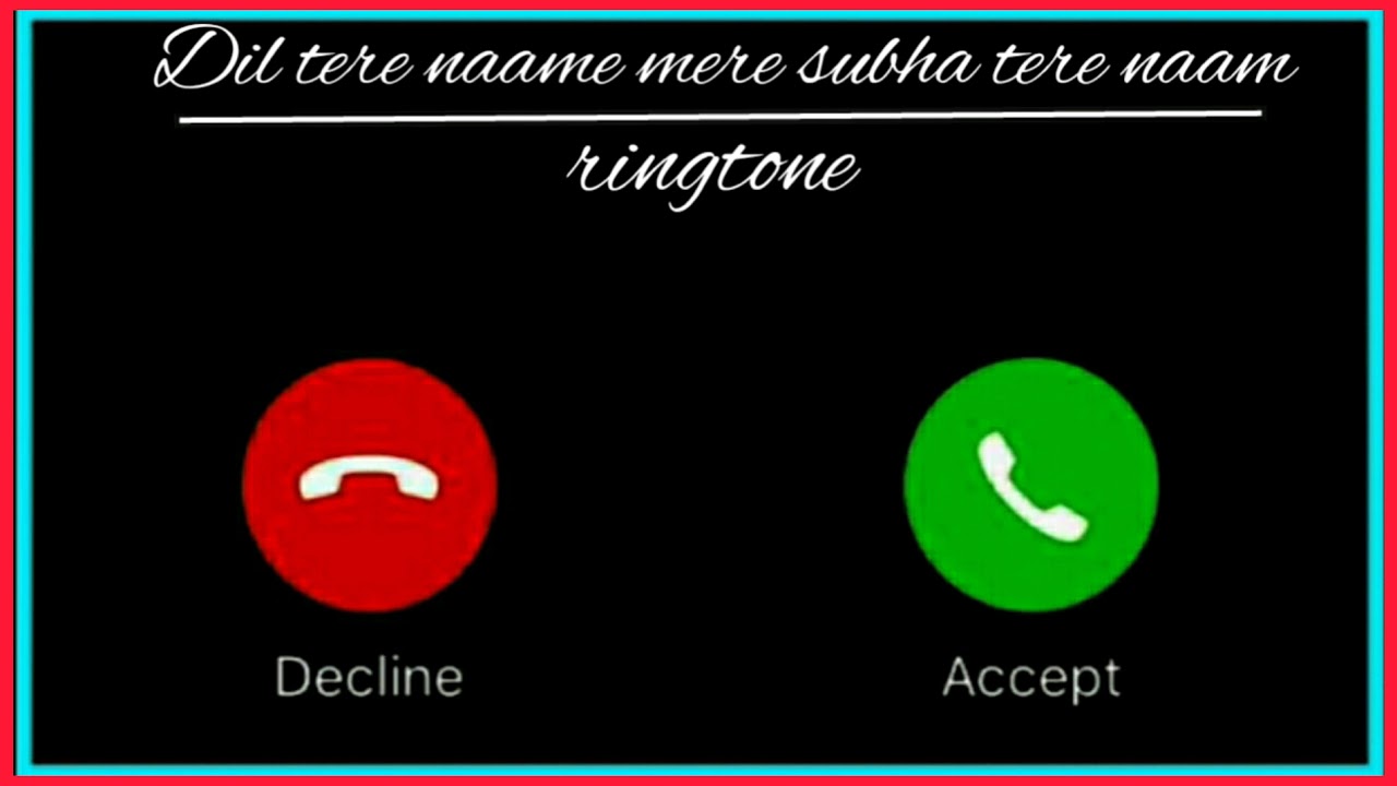 New tiktok Famous Ringtone dil tere name mere subah tere name Ringtone