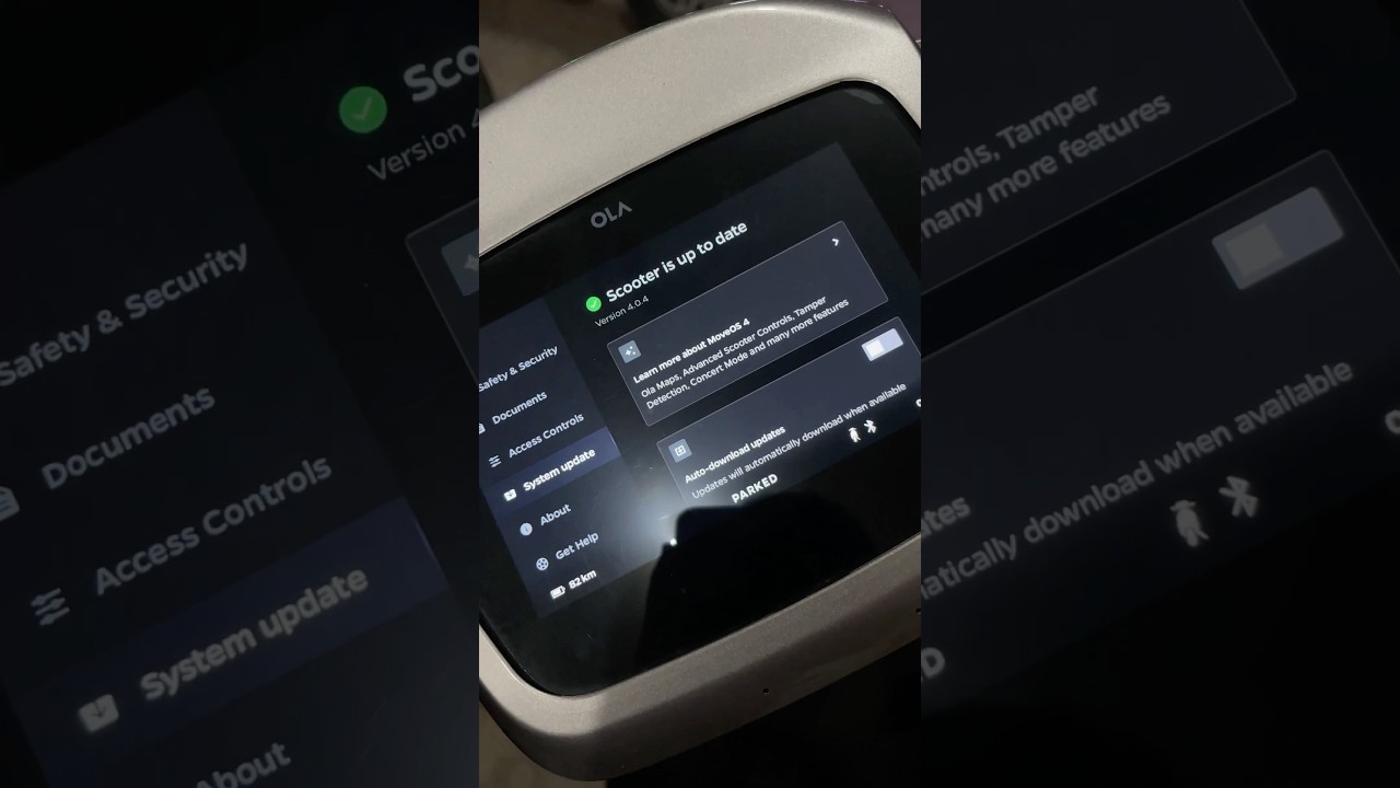Ola S1 Air Software Update Move OS4 