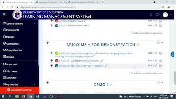 DepEd CAR LMS - Demo Video 7 - Importing Quiz Questions using Notepad