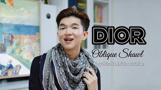 NUTmakeup | แกะกล่องผ้าคลุม DIOR Oblique Shawl #Dior