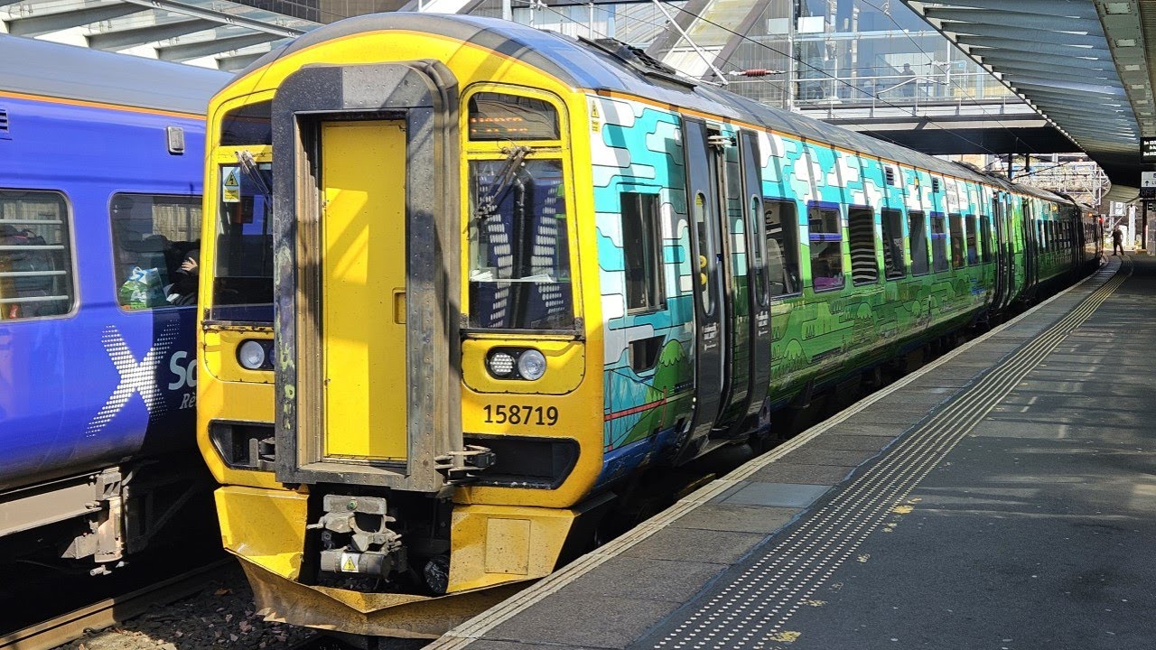 Trains at Haymarket 24/08/2024