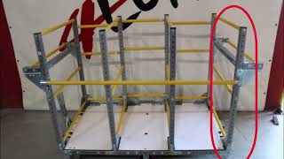 Lean Manufacturing - 4Lean - Mizusumashi - Panel wagon deflection test
