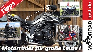 Motorräder für große Leute | Welcher Motorrad-Typ eignet sich für große Menschen?