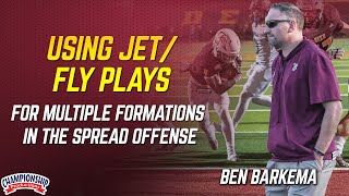 Using Jet/Fly Plays for Multiple Formations in the Spread Offense