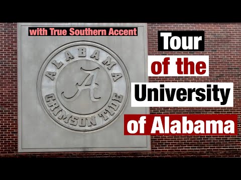 tour-of-the-university-of-alabama-in-tuscaloosa-al-with-true-southern-accent