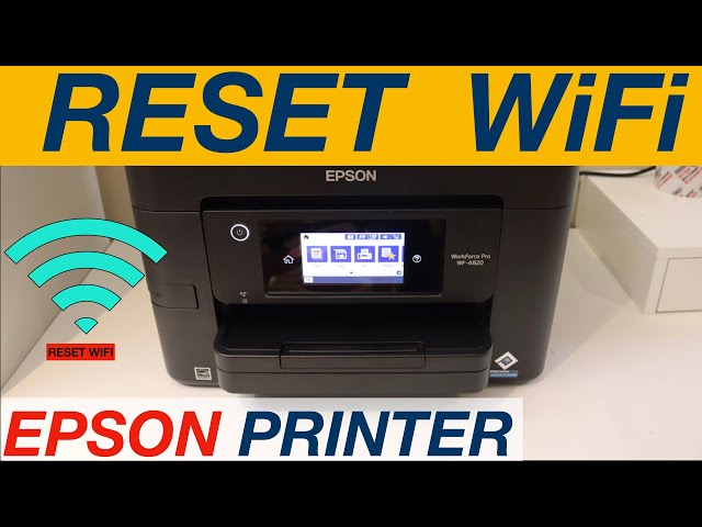 Epson Printer Reset Wifi, Network Setting, Connect To New Wifi - Youtube