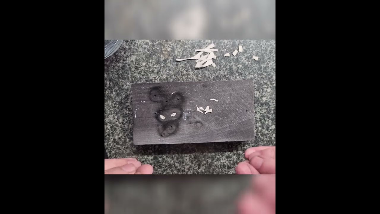 Making little silver balls from scrap silver clay