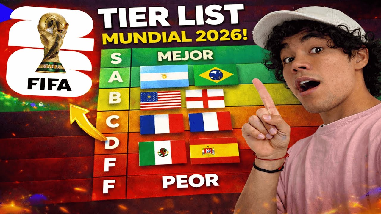 ¿QUIÉN GANARÁ EL MUNDIAL 2026? | MI TIER LIST DEFINITIVA DEL MUNDIAL 2026 🏆