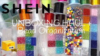 : Starter Basics SHEIN Beads Unboxing Haul + Bead Organization | Beauty and the Bead | ASMR