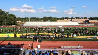 Westfield Marching Bulldogs FCBDA Clinic and Exhibition Robinson HS 09202014