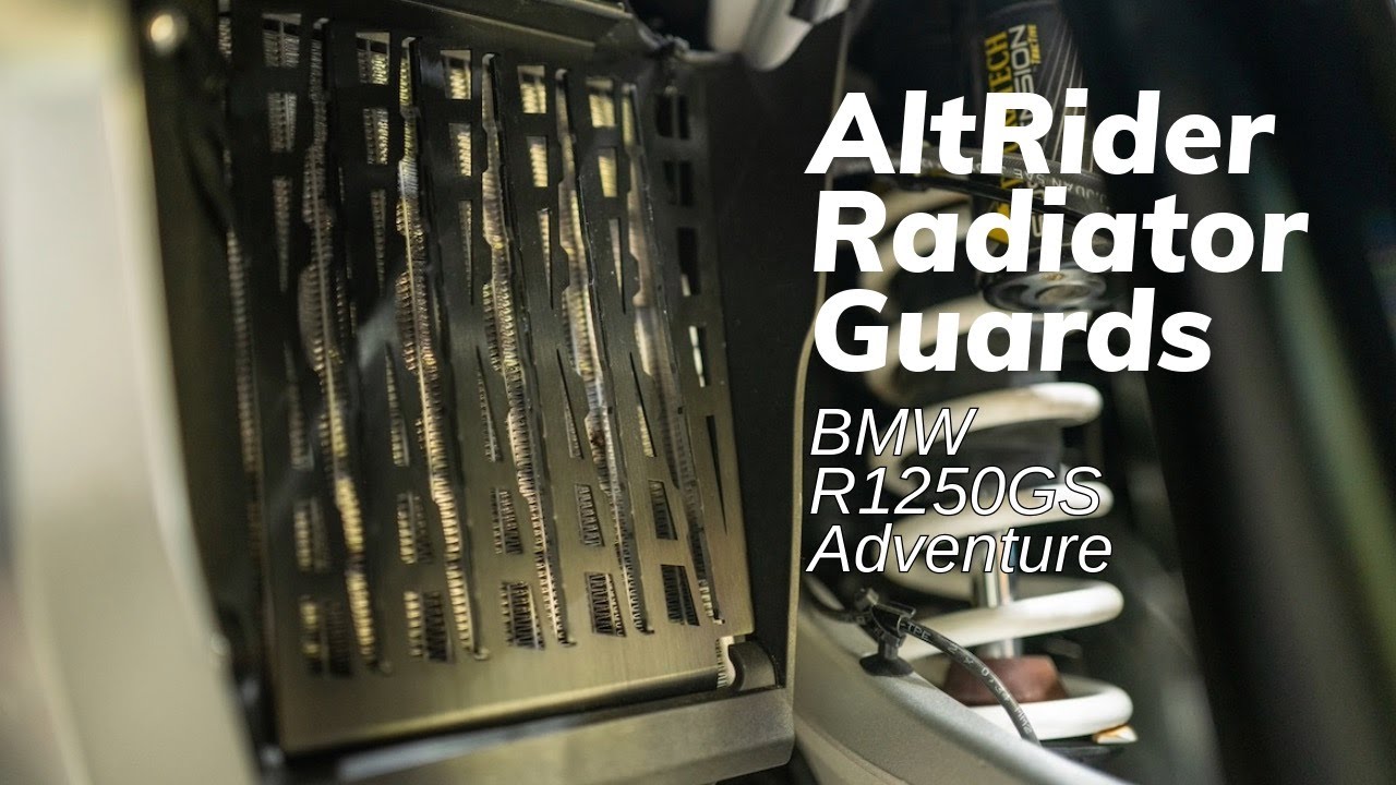 Install: AltRider Radiator Guards for BMW R1250GS Adventure - YouTube