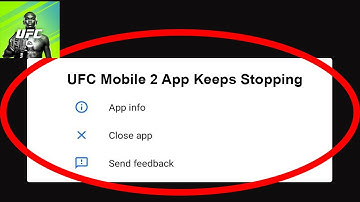 Fix UFC Mobile 2 App Keeps Stopping | UFC Mobile 2 App Crash Issue | UFC Mobile 2 App |