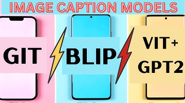 I compared 3 AI Image Caption Models - GIT vs BLIP vs ViT+GPT2 - Image-to-Text Models