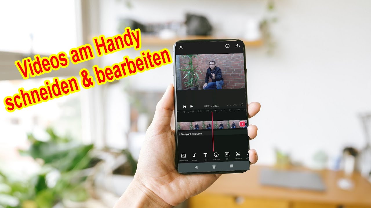 Video mit dem Handy schneiden, zusammenfügen & bearbeiten -  Videos schneiden App kostenlos