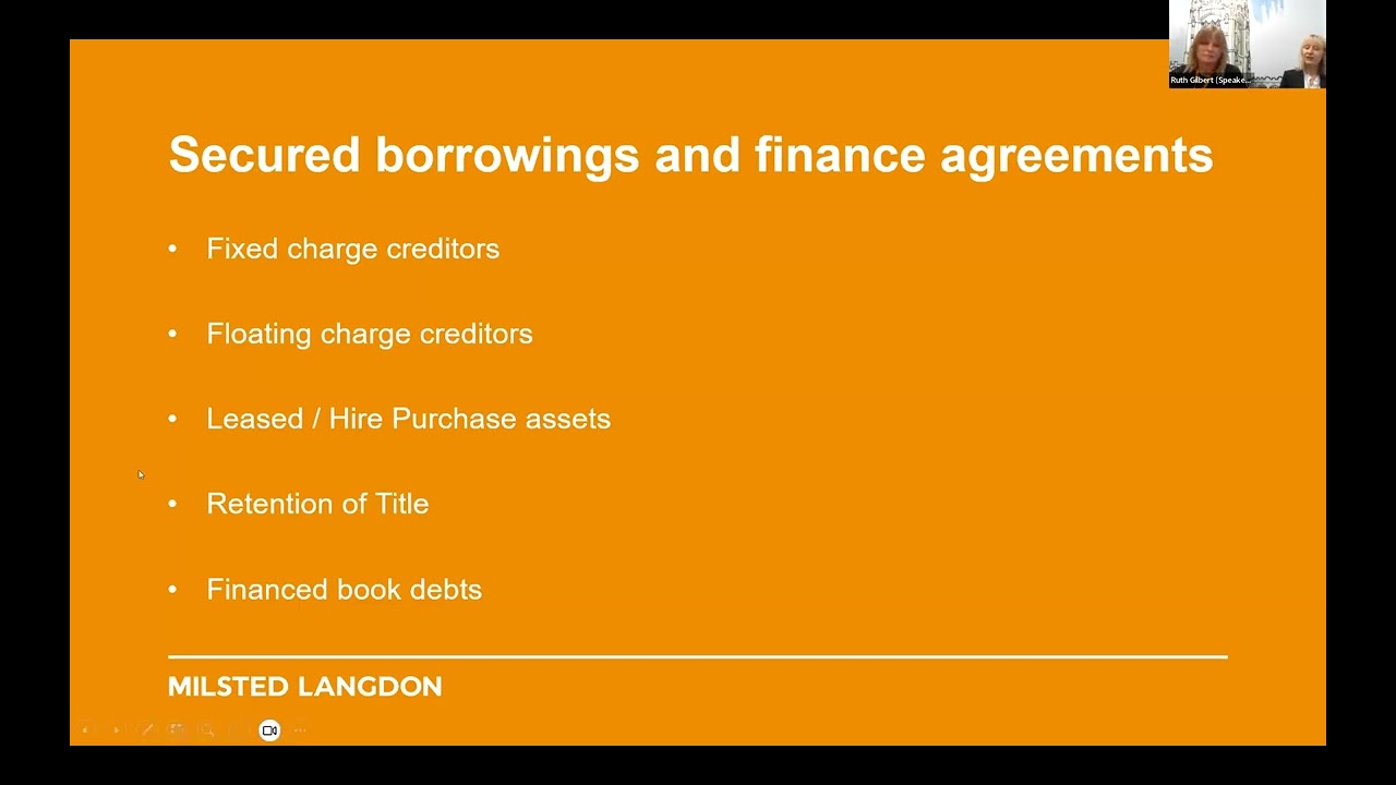 The Restructuring & Insolvency Initial Considerations & Advice with Milsted Langdon & Annecto Legal
