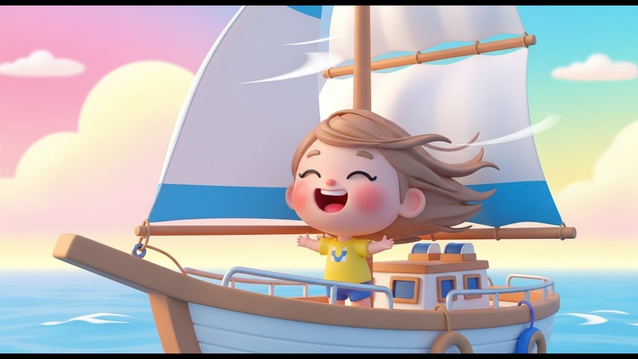 Down by the Sea – The Sailing Song ⛵🌊🐱 | Fun Baby Songs & Nursery Rhymes for Kids | sailing song