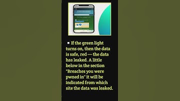 How to check if your data has been leaked to the Internet #shorts