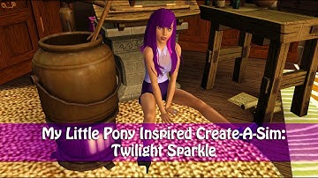The Sims 3: My Little Pony Inspired Create-A-Sim [Twilight Sparkle]