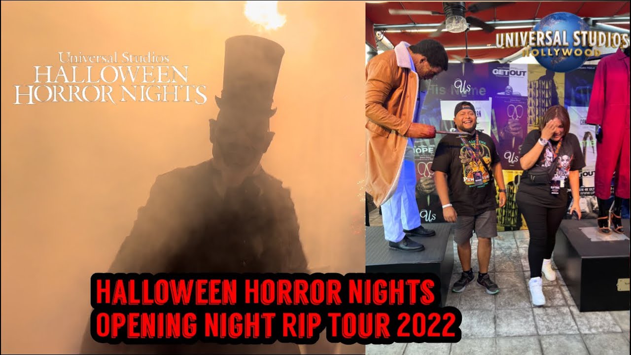 [2022] Halloween Horror Nights Rip Tour Opening Night at Universal