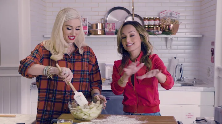 Cooking with Gwen Stefani & Giada De Laurentiis at...