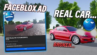 SELLING MY BEATER RX8 ON MARKETPLACE... (I SCAMMED PEOPLE AGAIN...) || ROBLOX - Greenville