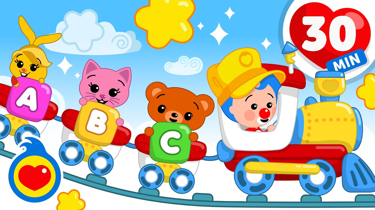 El Tren Del ABC 🚂🔤 Y Más Videos Educativos Para Aprender El Abecedario (30 Min) | Plim Plim