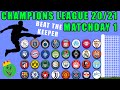 Beat The Keeper - Champions League 2020/21 Group Stages Matchday 1 in Algodoo / Marble Race King