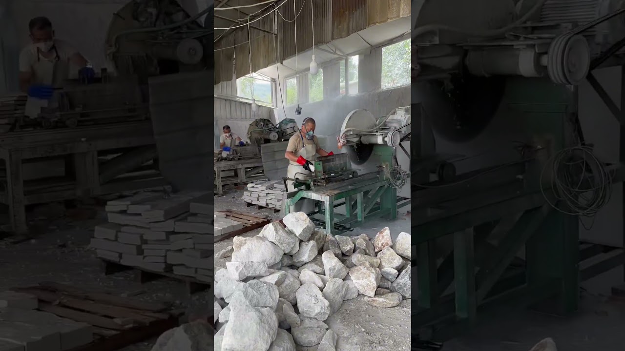 Make the stone as an art works.             