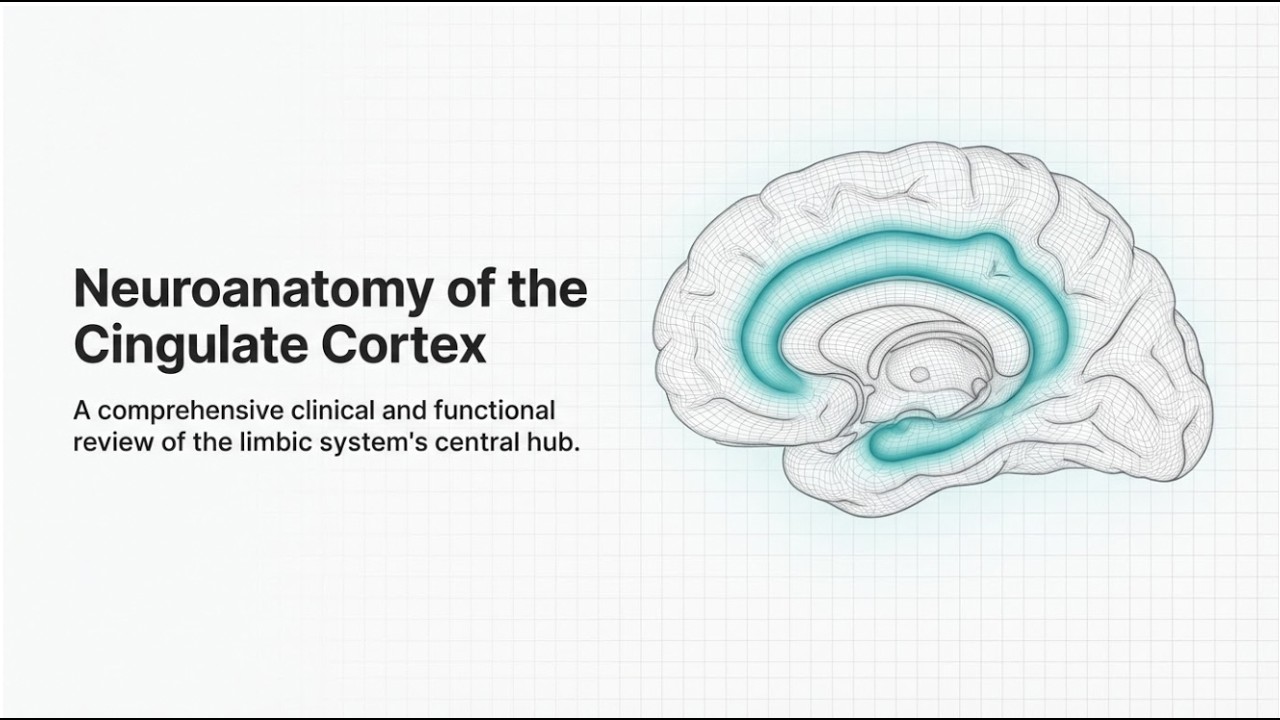 Psychedelic Neuroanatomy: CIngulate Cortex (StatPearls, 5:30 min)