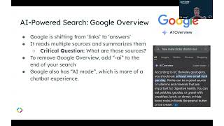 AI For Search and Research Webinar