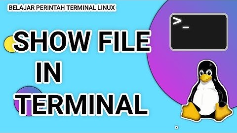 Menampilkan Isi File Dalam Terminal - Belajar Perintah Terminal Linux Turunan Debian | CLI Linux