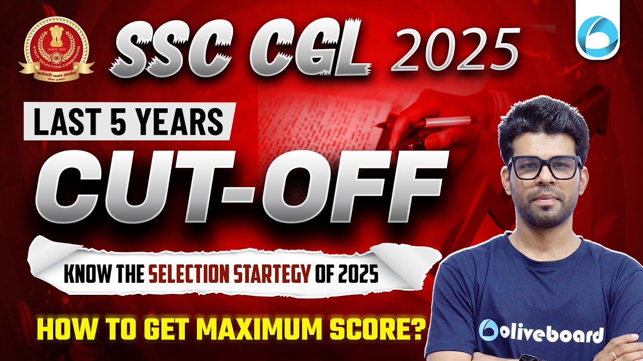 SSC CGL Last 5 Years Cut Off 2025 | SSC CGL 2025 Strategy in English ...