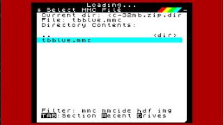 ZEsarUX - TBBLUE wizard to automatic download SD and configure