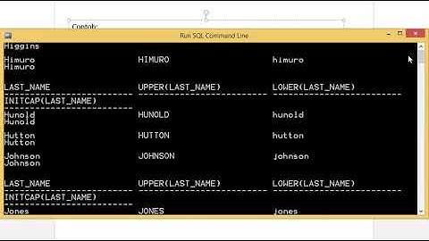 Kuliah SQL-Single Row Function (Part 1)