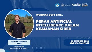 Peran Artificial Intelligence dalam Keamanan Siber | Rayhan Izzuddin Nafiz