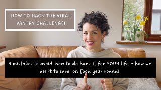 🍎 🛒 Hacking the Pantry Challenge: Avoid These 3 Mistakes for Year-Round Savings! #pantrychallenge by The Whole Home 783 views 2 months ago 14 minutes, 22 seconds