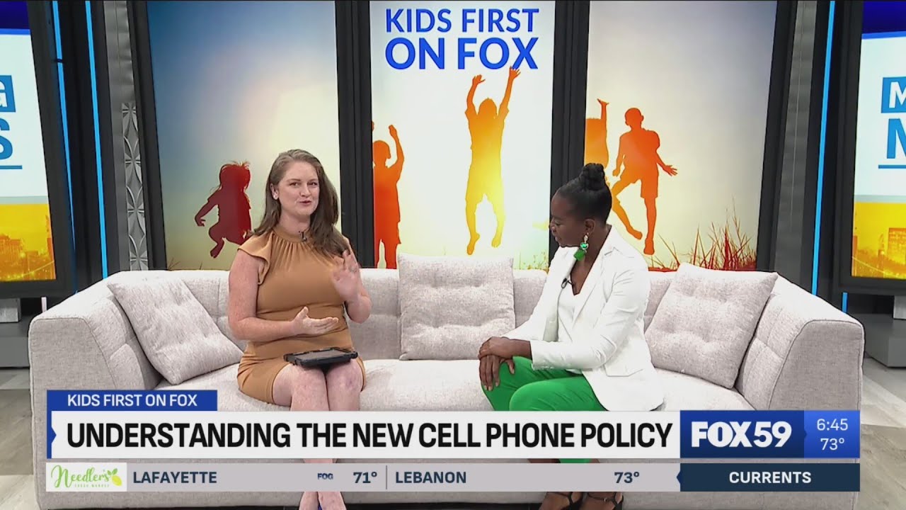 Kids First on Fox: new cell phone policy in schools - YouTube