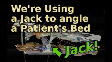 FreeCAD (and Blender): Trying to model a bed-tilting mechanism