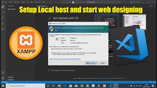 Setup localhost and start developing your web applications using xampp and vscode