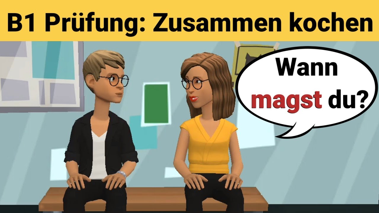 Etwas Zusammen Planen B1 Mündliche Prüfung Deutsch B1 | Gemeinsam etwas planen/Dialog |sprechen