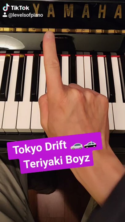 How to play Tokyo Drift on Piano 😉